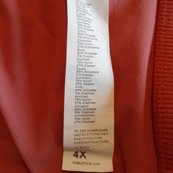 Fabletics sports bra. Plus 4X - Picture 3 of 4
